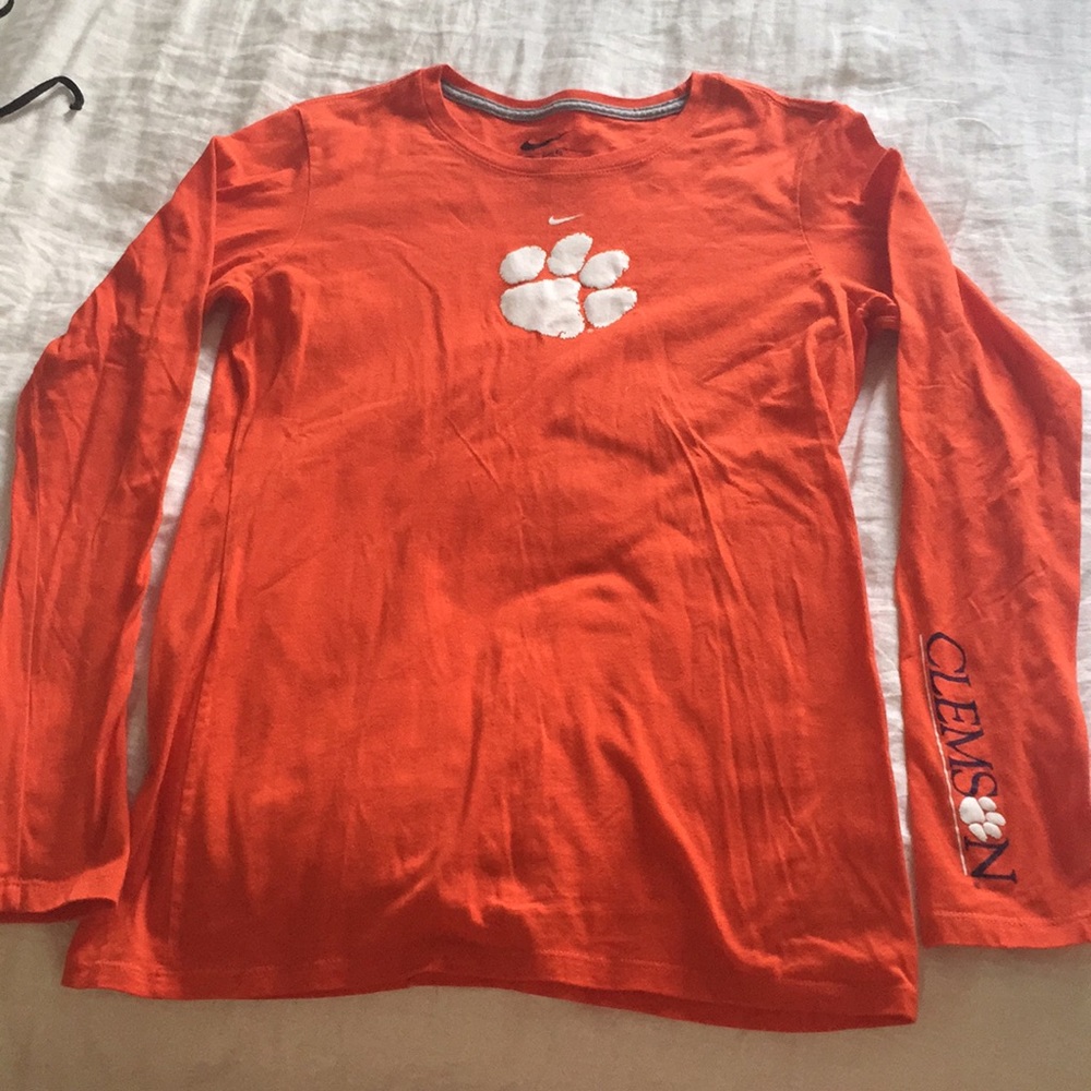 Nike Slim Fit Clemson Long-sleeve Tee